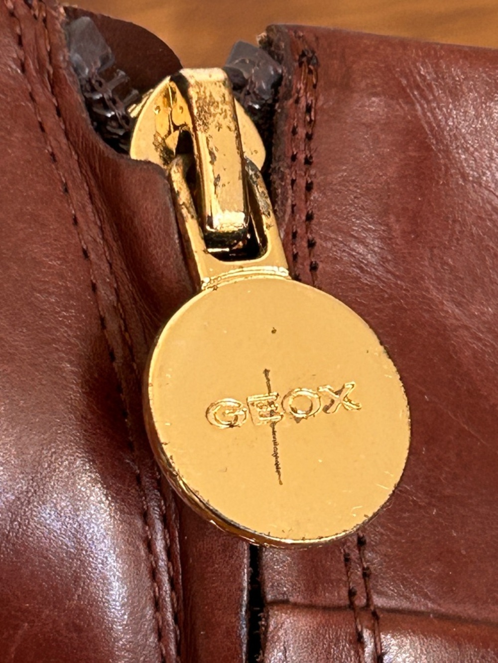 GEOX RESPIRA LEATHER ANKLE BOOT - Picture 5 of 9